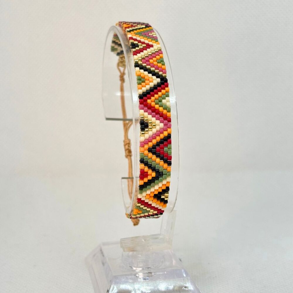 Pulsera tejida en Miyuki Zoe