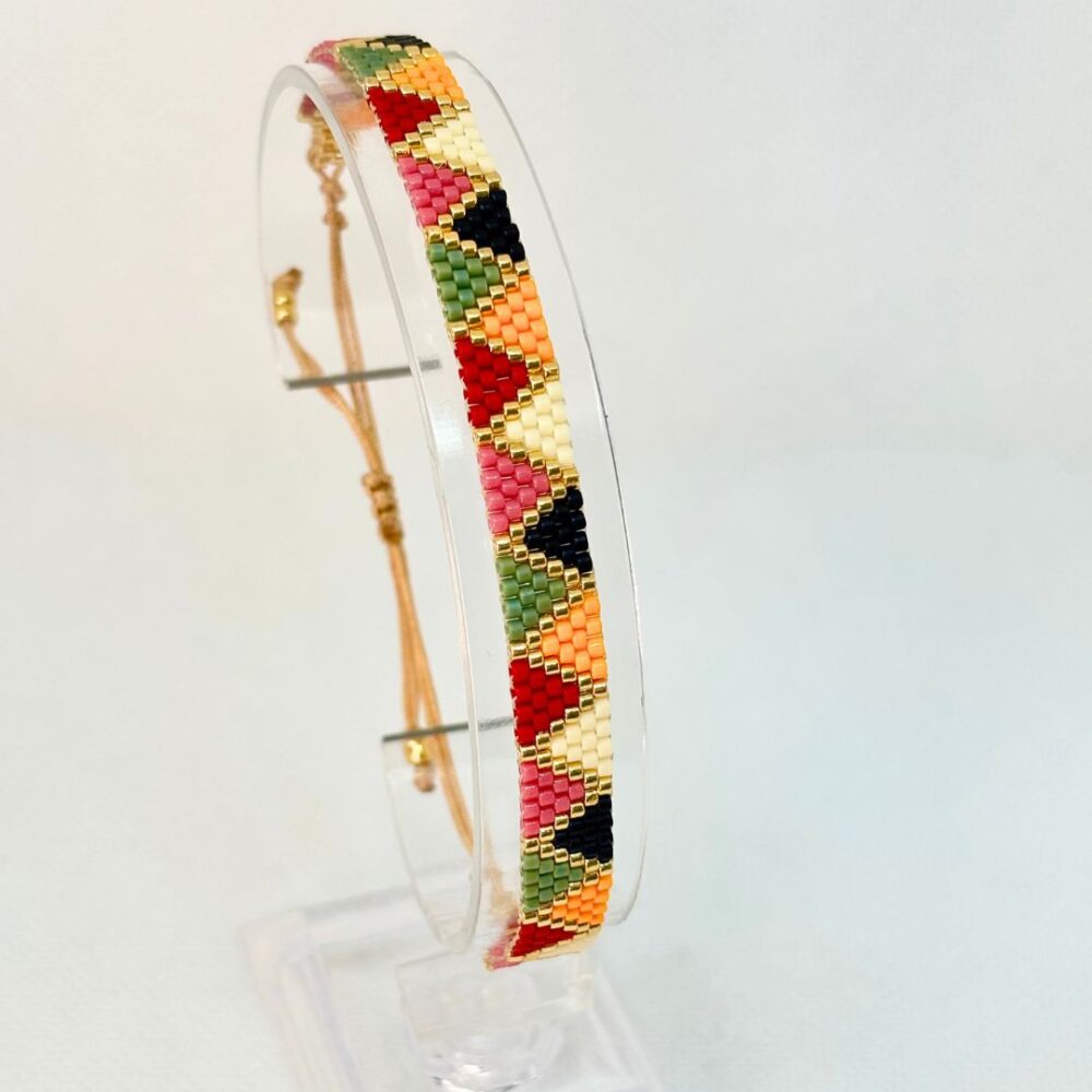 Pulsera tejida en Miyuki Ava