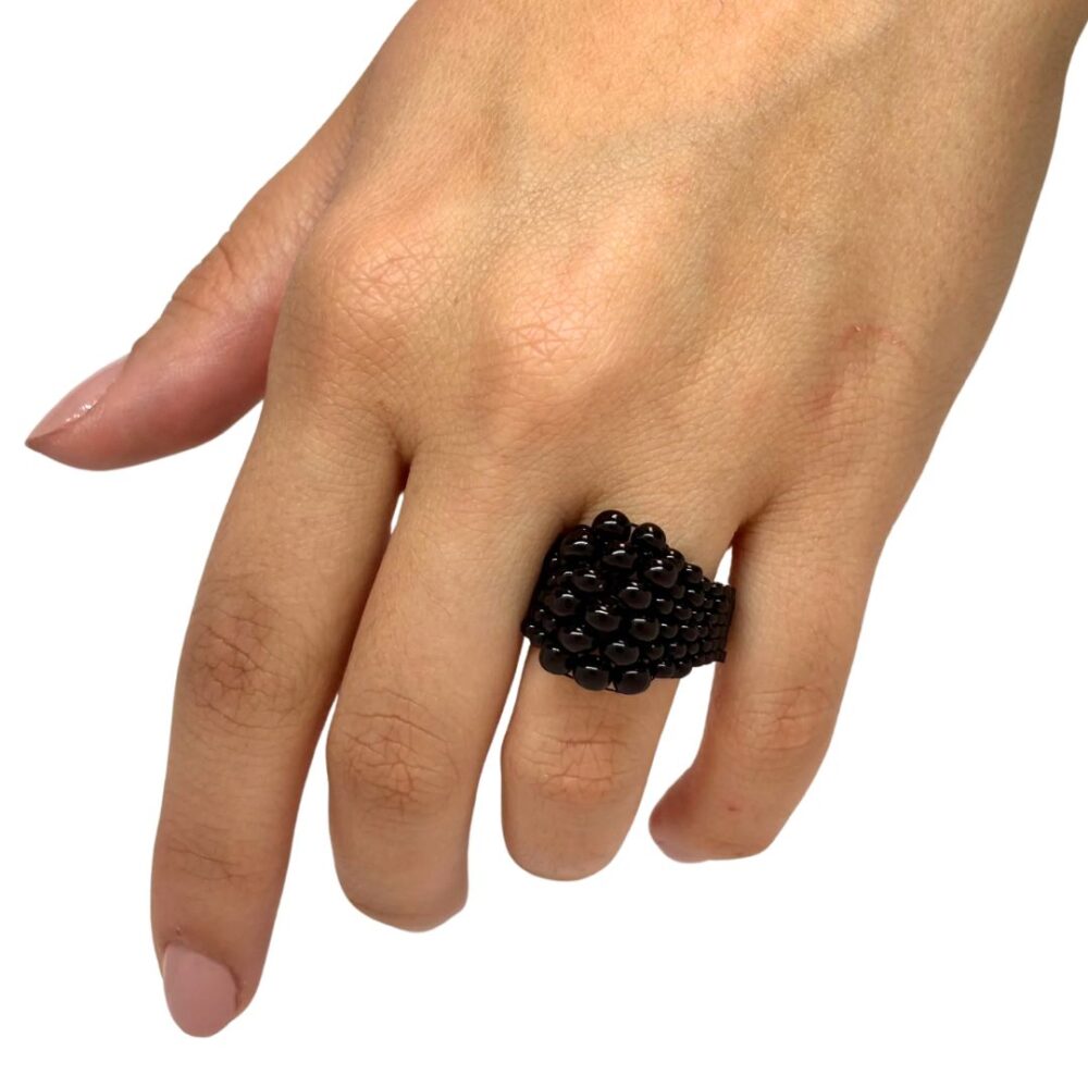 Anillo Tejido en Miyuki - Elena
