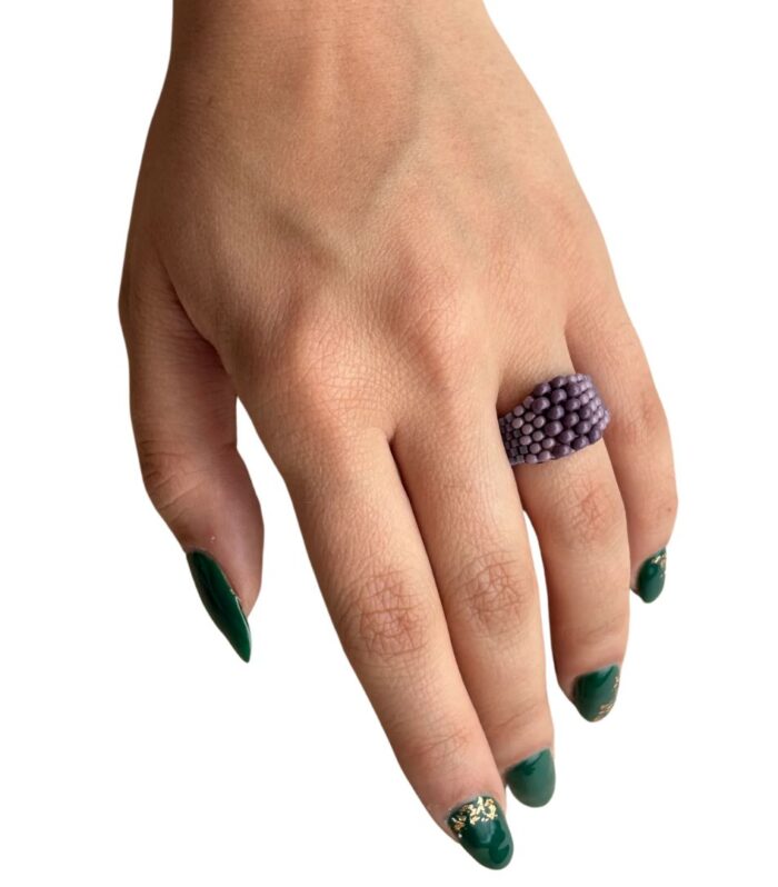 Anillo Tejido en Miyuki - Renata