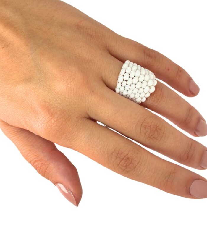 Anillo Tejido en Miyuki - Eva