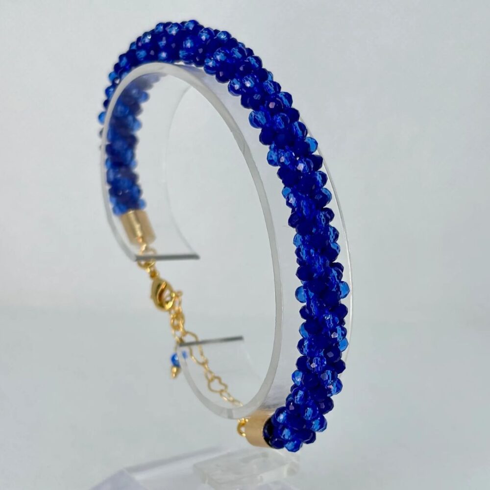 Pulsera Tejida en Miyuki - Cristales - Image 2