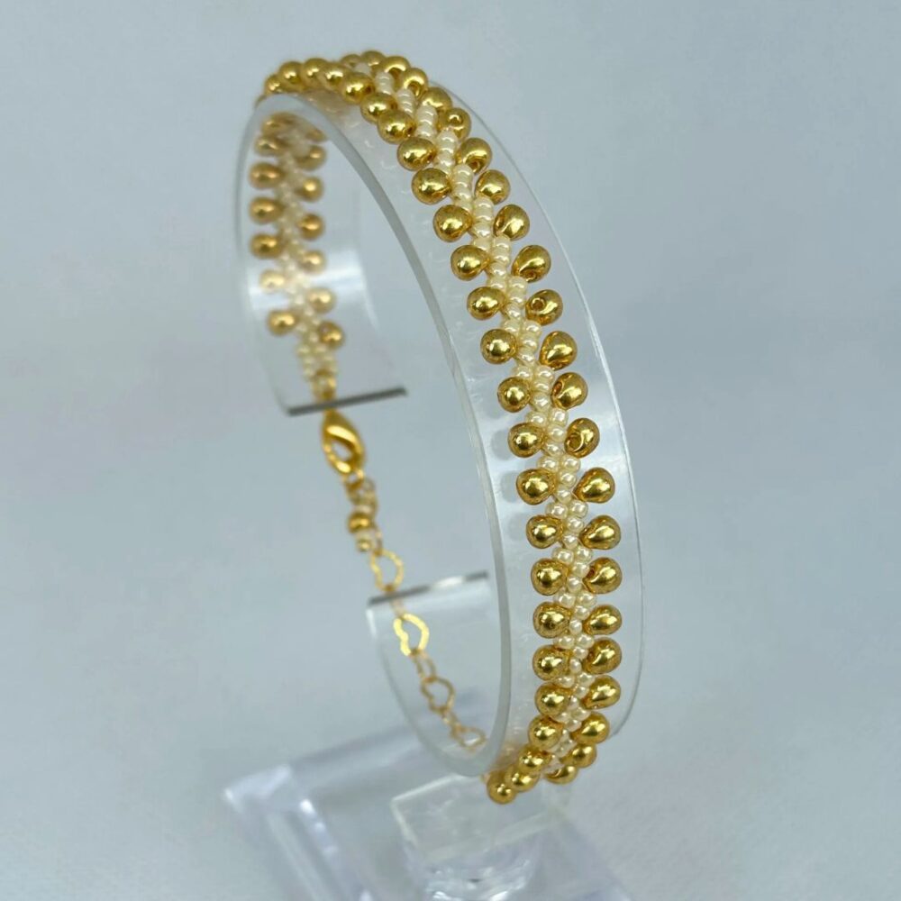 Pulsera Tejida en Miyuki -  Drops