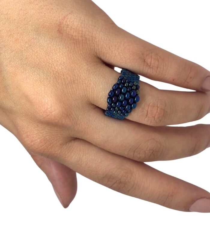 Anillo Tejido en Miyuki - Leah