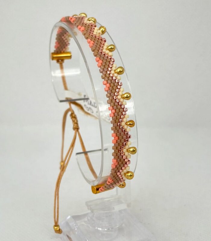 Pulsera tejida en Miyuki - Pop Art