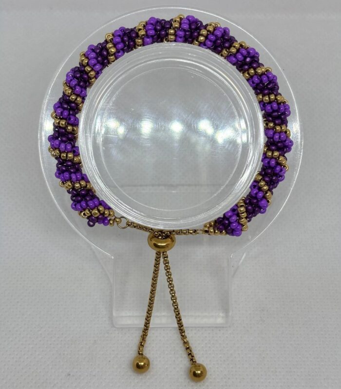 Pulsera Tejida en Miyuki - Tornado