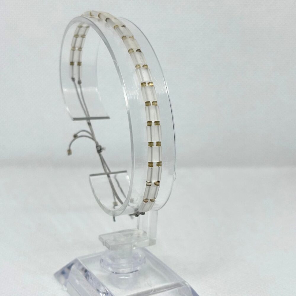 Pulsera Tejida en Tilas - Blanca