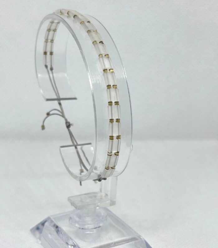 Pulsera Tejida en Tilas - Blanca
