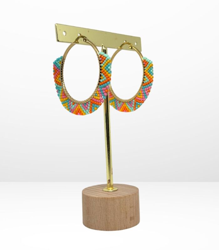 Aretes Tejidos en Miyuki - Camila
