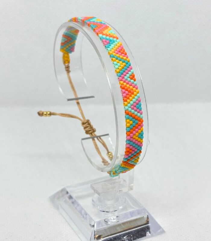 Pulsera tejida en Miyuki  - Gabriela