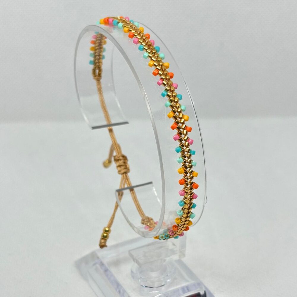 Pulsera tejida en Miyuki  - Mariana