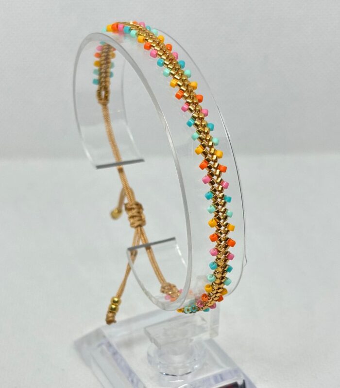 Pulsera tejida en Miyuki  - Mariana