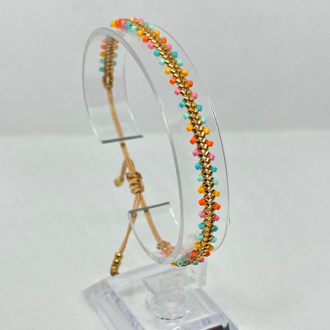 Pulsera tejida en Miyuki  - Mariana
