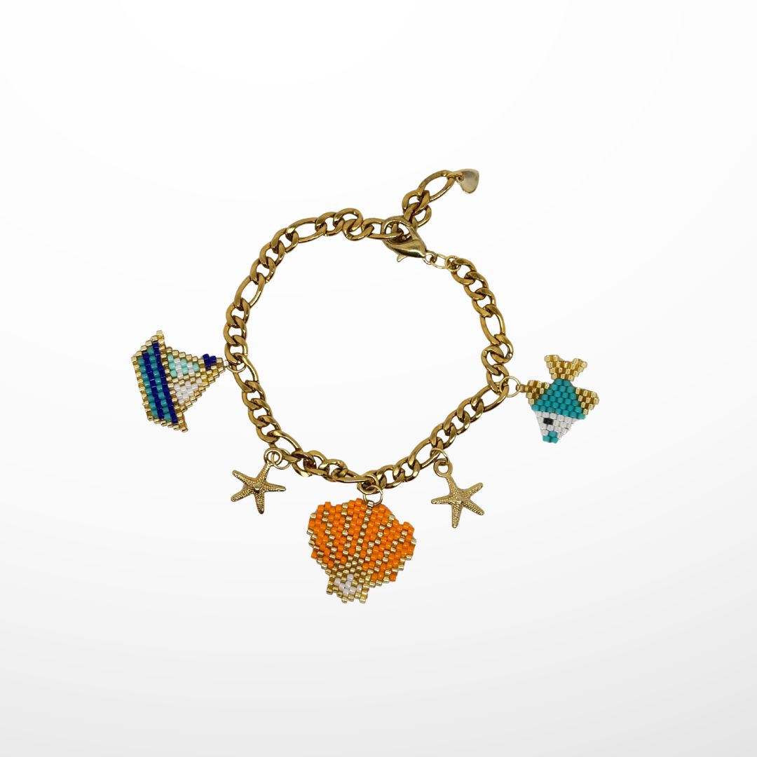 Pulsera Tejida en Miyuki -  Mar Adentro