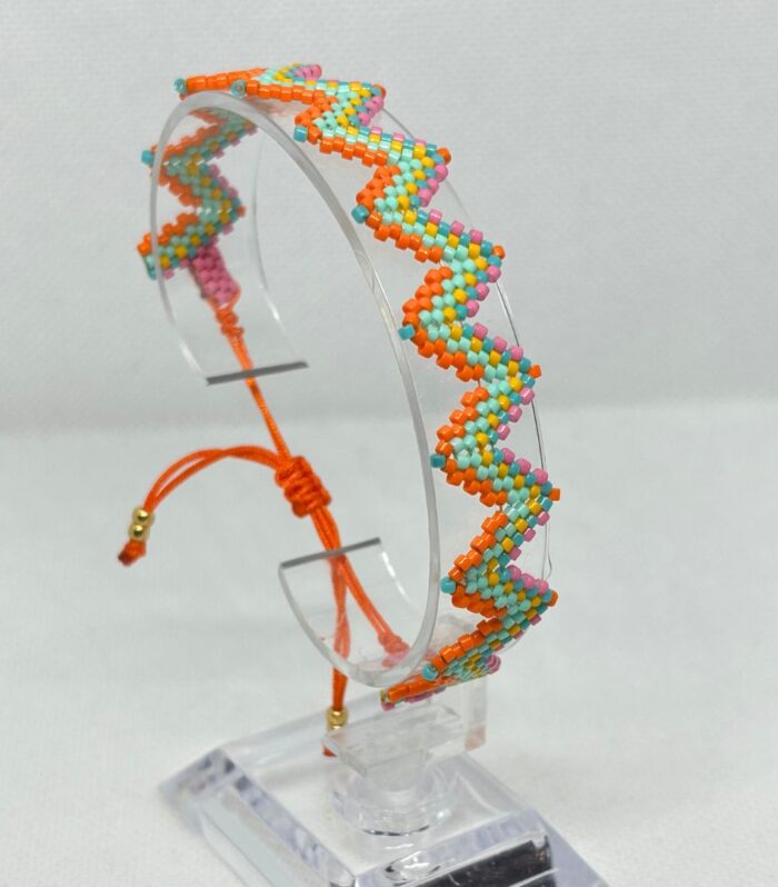 Pulsera tejida en Miyuki  - Lucía