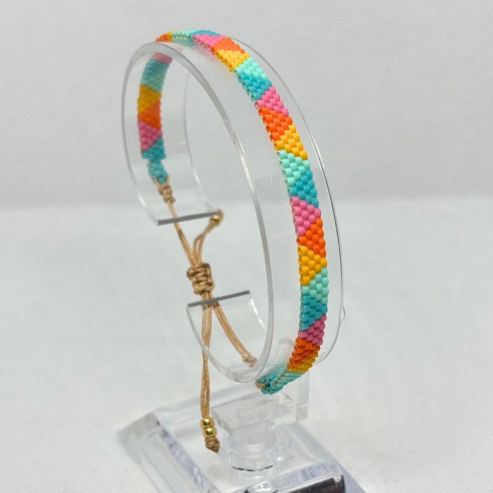 Pulsera tejida en Miyuki  - Daniela